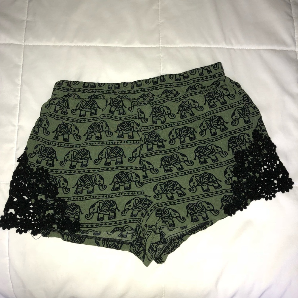 Cute flowy elephant shorts